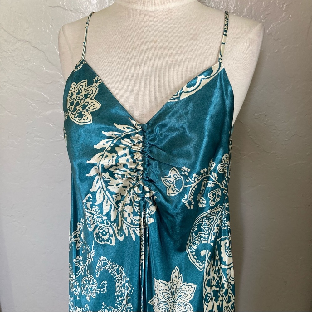 NEW! Zara Effect mini satin printed dress - Picture 4 of 8